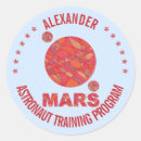 Recherche de planète rouge autocollants Mars