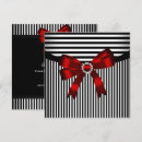 Recherche de rayures rouges et blanches invitations Invités