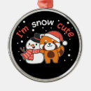 Recherche de panda rouge ornements Noël