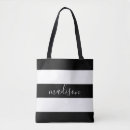 Recherche de noir de rayure sacs Chic