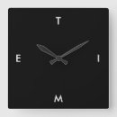 Recherche de blanc simple horloges Noir