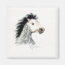 Recherche de peinture de cheval magnets Aquarelle