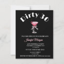 Recherche de martini anniversaire invitations Coquette