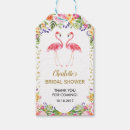 Recherche de flamingo étiquettes cadeau Feuille