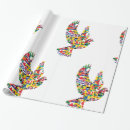 Recherche de drapeau du monde papier cadeau Pays