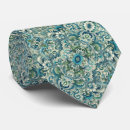 Recherche de floral bleu et vert cravates Motif