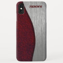 Recherche de cuir de faux iphone coques Métal