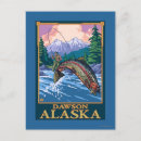 Recherche de mouche cartes postales Alaska