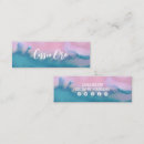 Recherche de couleurs girly cartes visite Aquarelle