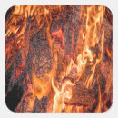 Recherche de flamme orange autocollants Feu