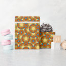 Recherche de kaléidoscope papier cadeau Orange