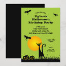 Recherche de chauves souris invitations Chat noir