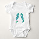 Recherche de hippocampes bébé vêtements Silhouette