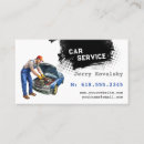 Recherche de pièces de voiture cartes visite Professionnel