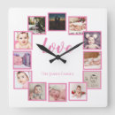 Recherche de carré rose horloges Toute personne