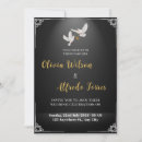 Recherche de dove mariage invitations Élégant