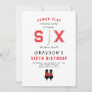 Recherche de 6ème anniversaire invitations Garçon