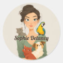 Recherche de de perroquet autocollants Illustration