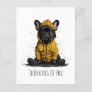 Recherche de frenchie noir cartes postales Chiot