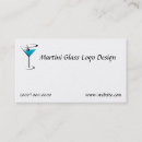 Recherche de verre martini cartes visite Pourpre