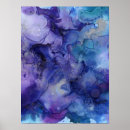 Recherche de aquarelle abstraite art Violet