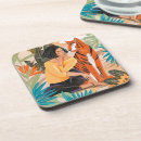 Recherche de jungle dessous de verres Fille