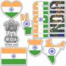 Recherche de symbole indien autocollants Inde