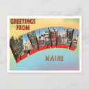 Recherche de salutations maine cartes postales Lettre grande