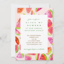 Recherche de tranche de pastèque invitations Pique nique