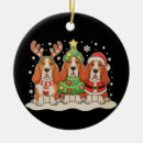 Recherche de basset hound ornements Noël