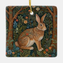 Recherche de lapin vintage ornements Rétro