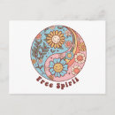 Recherche de fleur hippie cartes postales Rétro super