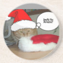 Recherche de humour noël de dessous de verres Chat