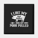Recherche de porc de barbecue magnets Copeaux de bois
