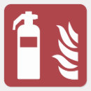 Recherche de sécurité incendie autocollants Extincteur