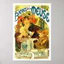 Recherche de de la publicité mucha art Bière