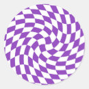 Recherche de damier violet autocollants Rétro