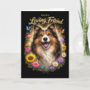 Recherche de sheltie vœux cartes Amour