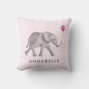 Recherche de éléphant enfant coussins Éléphant lance un oreiller