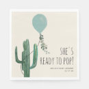 Recherche de cactus serviettes Baby shower cactus