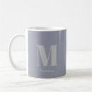 Recherche de gris tasses Monogrammé