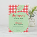 Recherche de pomme rouge invitations Baby