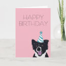 Recherche de border collie anniversaire cartes Birthday