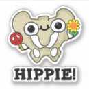 Recherche de hippie drôle autocollants Mignon