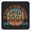 Recherche de limite autocollants Anniversaire