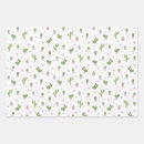 Recherche de motif cactus papier cadeau Baby