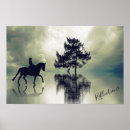 Recherche de cheval de dressage posters Silhouette