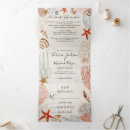 Recherche de plage sable mariage invitations Corail