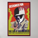 Recherche de masque gaz posters Armée