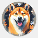 Recherche de shiba autocollants Animal